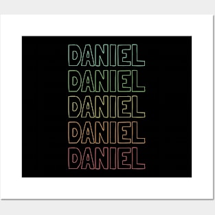 Daniel Name Pattern Posters and Art